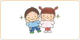 ほほえみ輝くやさしい子